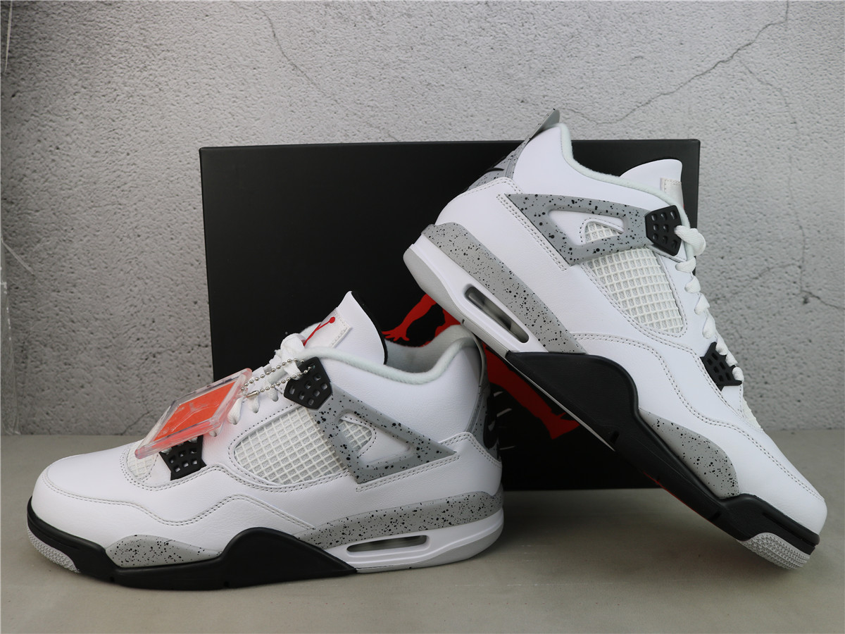 GX Batch Air Jordan 4 Retro OG White Cement 840606 192